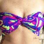 neon aztec bandeau 